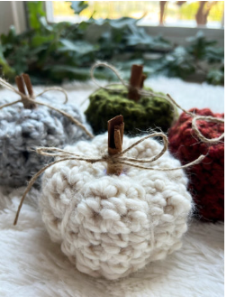 Beginner crochet pumpkin free fall pattern