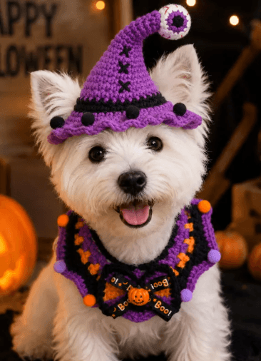 Creative crochet hat idea using animal colors and details