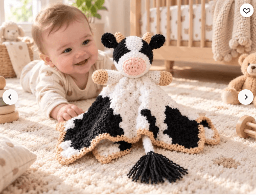 Crochet Cow: 7 Cute Ideas + Cow Crochet Free Pattern