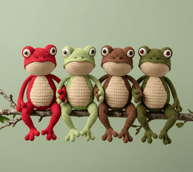 Crochet Frog for Free: Cute Amigurumi Ideas + PDF Pattern