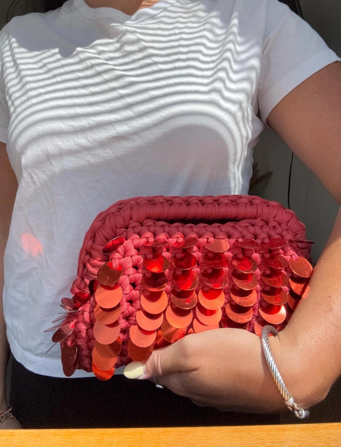 cozy crochet top for fall layering