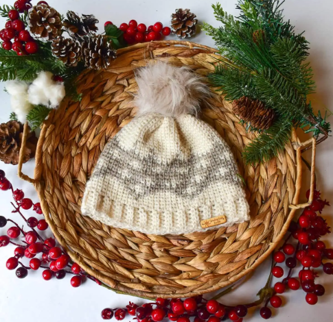 SnowBound crochet beanie fall pattern