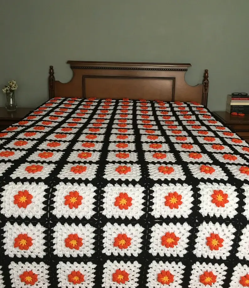 autumn crochet blanket pattern