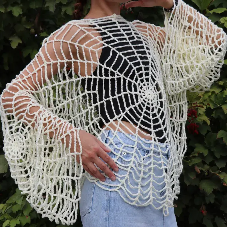 cozy halloween crochet yarn project