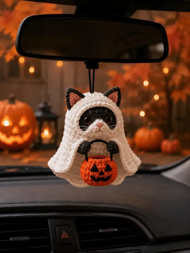 halloween crochet decoration idea